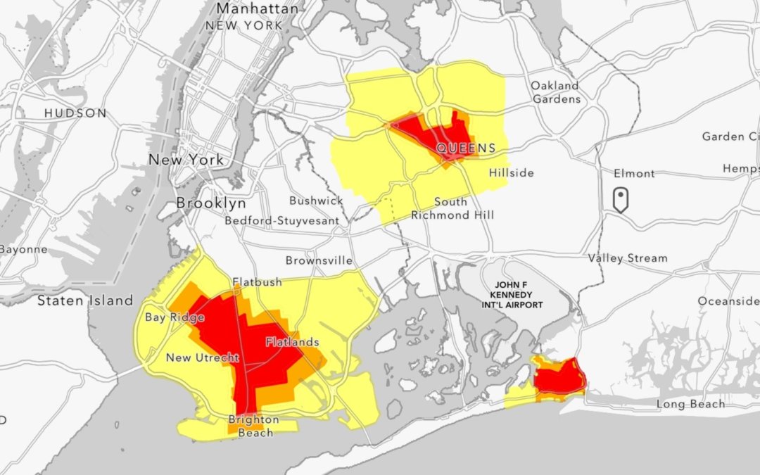 Nyc Hot Spots Map Covid Clusters
